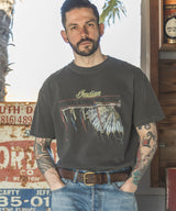 INDIAN MOTOCYCLE COLLABORATION / USED PRINT T-SHIRT TYPE-A