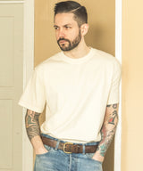 LOOP-WHEELED PLAIN KNIT / USED ONE POINT T-SHIRT