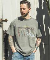 INDIAN MOTOCYCLE COLLABORATION / USED PRINT T-SHIRT TYPE-A