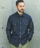 【予約商品】RINSE WASH 6oz SUPER LIGHT DENIM / WESTERN SHIRTS / M261106