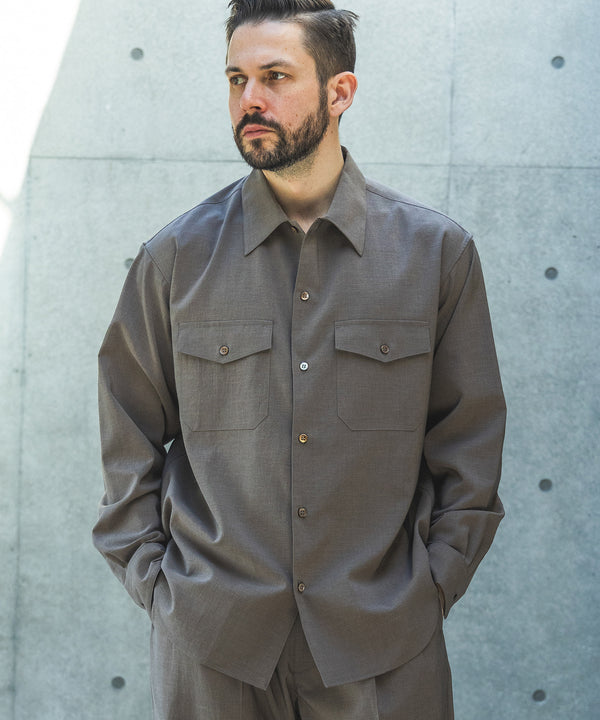 QUICK-DRYING TAFFETA / CPO SHIRT / M261107