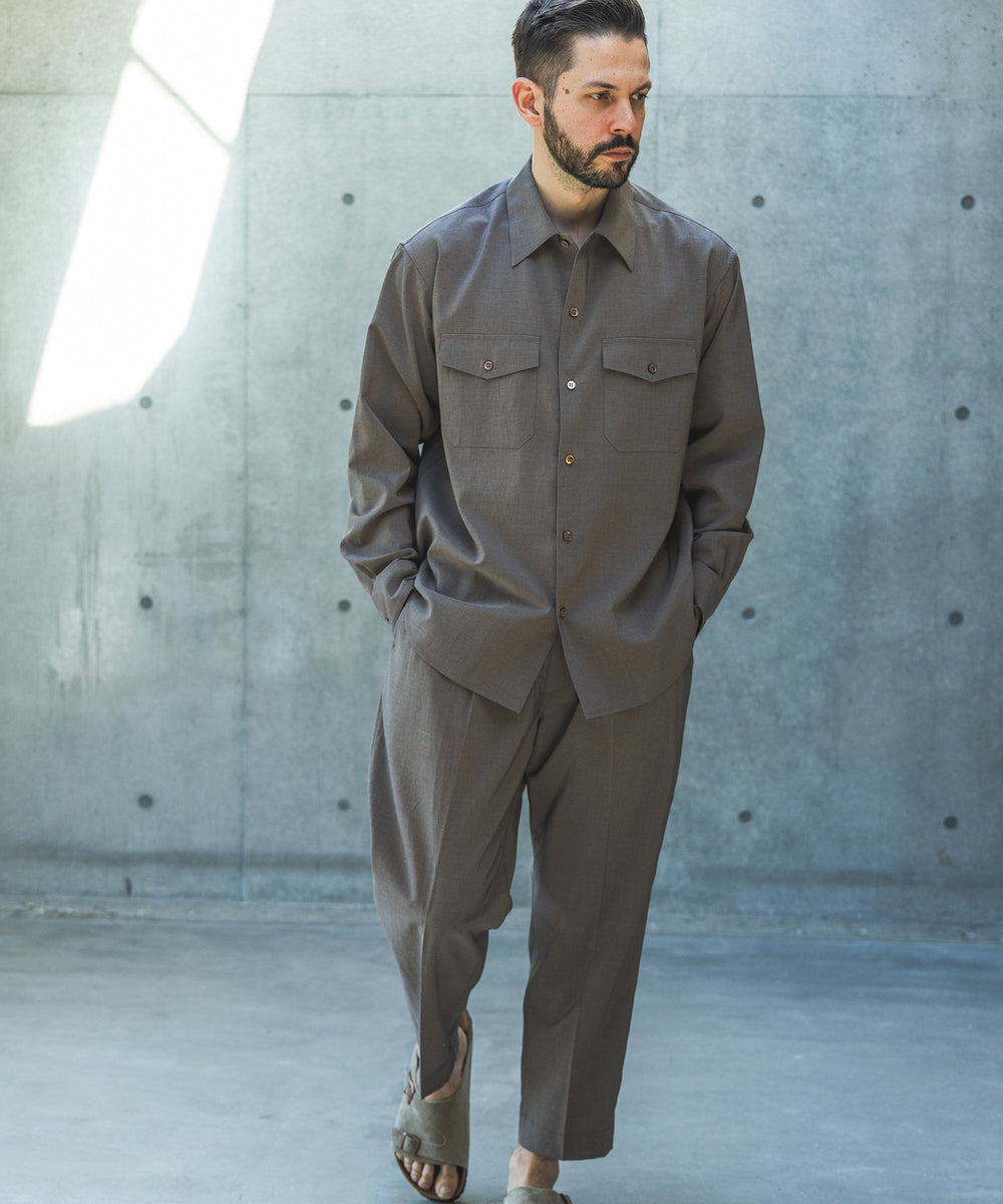 【予約商品】QUICK-DRYING TAFFETA / 2TACK TAPERED EASY PANTS / M261108