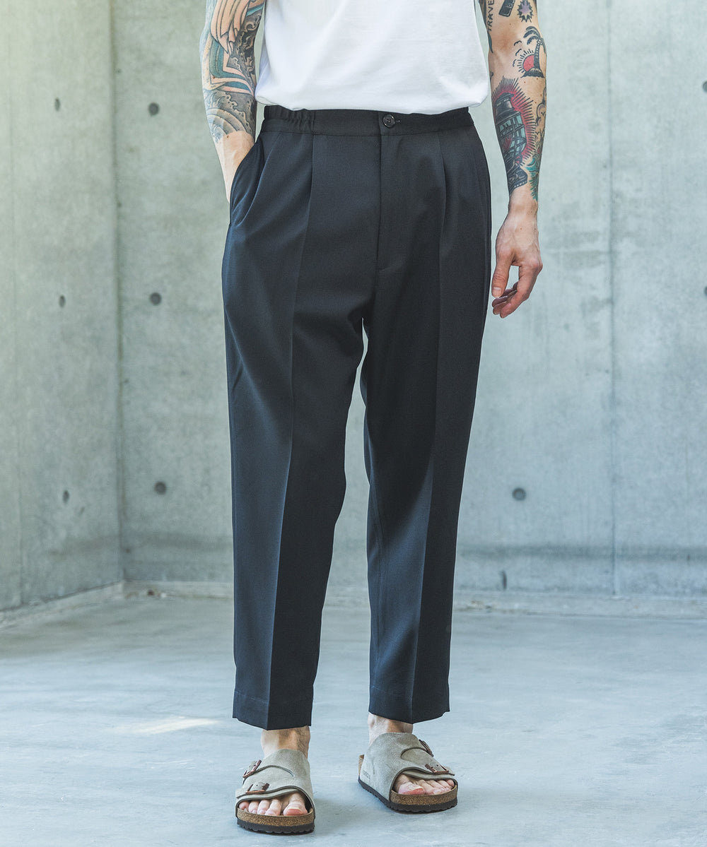 【予約商品】POLYESTER HEMP  / RELAX TAPERED EASY PANT / M261117
