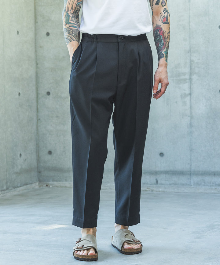 【予約商品】POLYESTER HEMP  / RELAX TAPERED EASY PANT / M261117