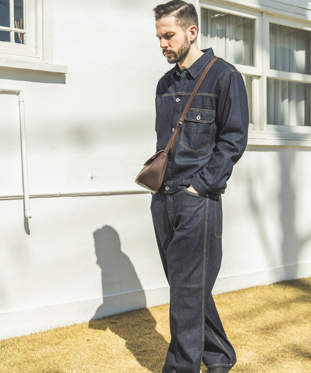 IMPERMA-LEATHER / NEAT SHOULDER BAG / ME668