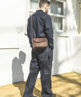 IMPERMA-LEATHER / NEAT SHOULDER BAG / ME668