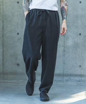 【予約商品】T/R POWDER CLOTH / DRAWSTRING TAPERED PANTS / M261119