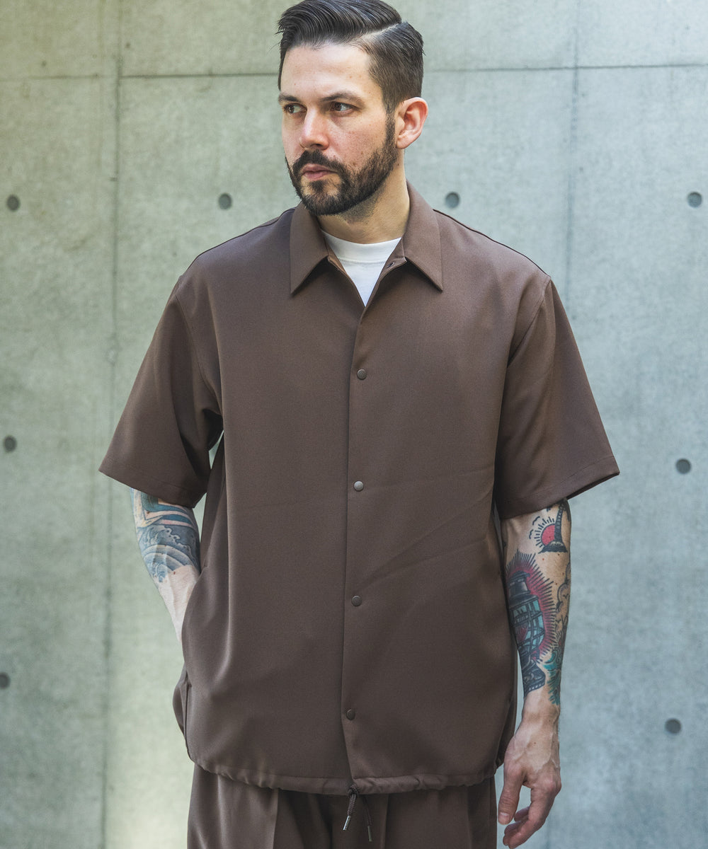 【予約商品】TROPICAL POPLIN / SHORT SLEEVE COACH SHIRT / M261120