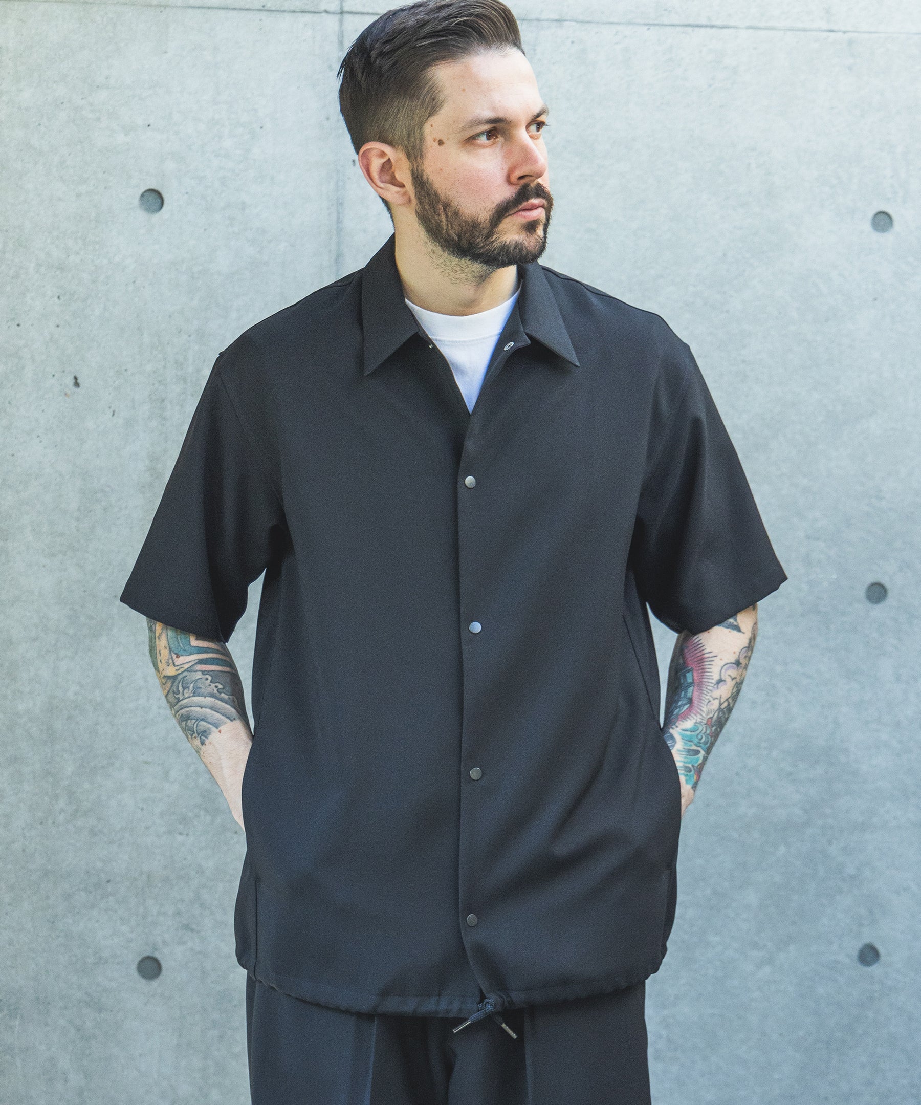 【予約商品】TROPICAL POPLIN / SHORT SLEEVE COACH SHIRT / M261120