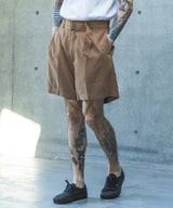【予約商品】T/R POWDER CLOTH / BELTED SHORTS / M261133