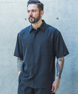 【予約商品】T/R POWDER CLOTH / SHORT/S REGULAR COLLAR SHIRT / M261118