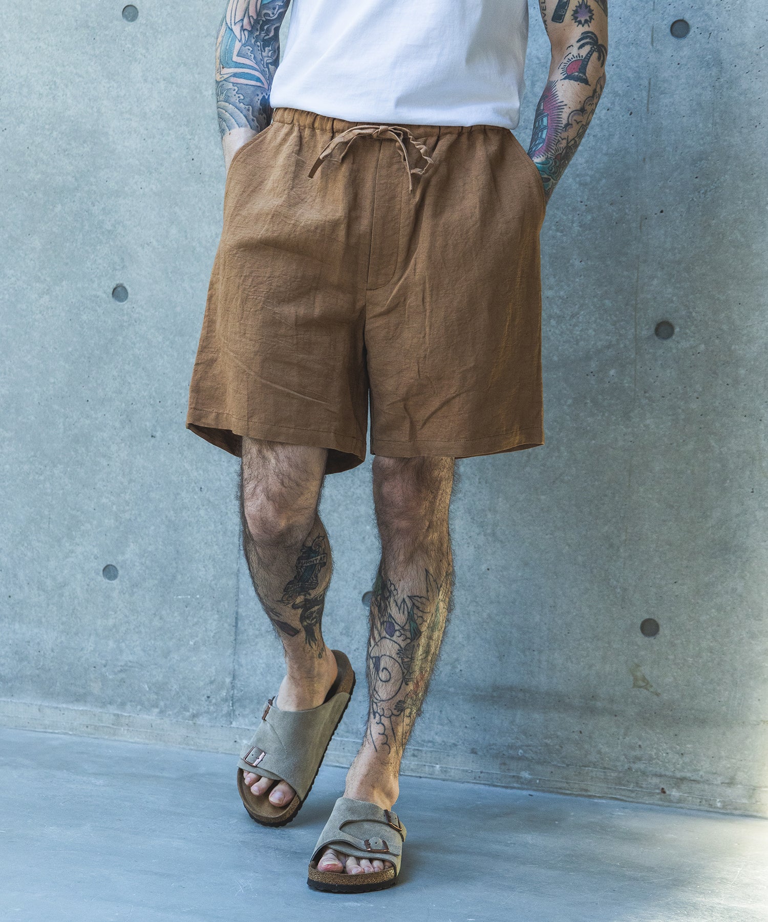 【予約商品】VINTAGE C/L WEATHER / DRAWSTRING SHORTS / M261123