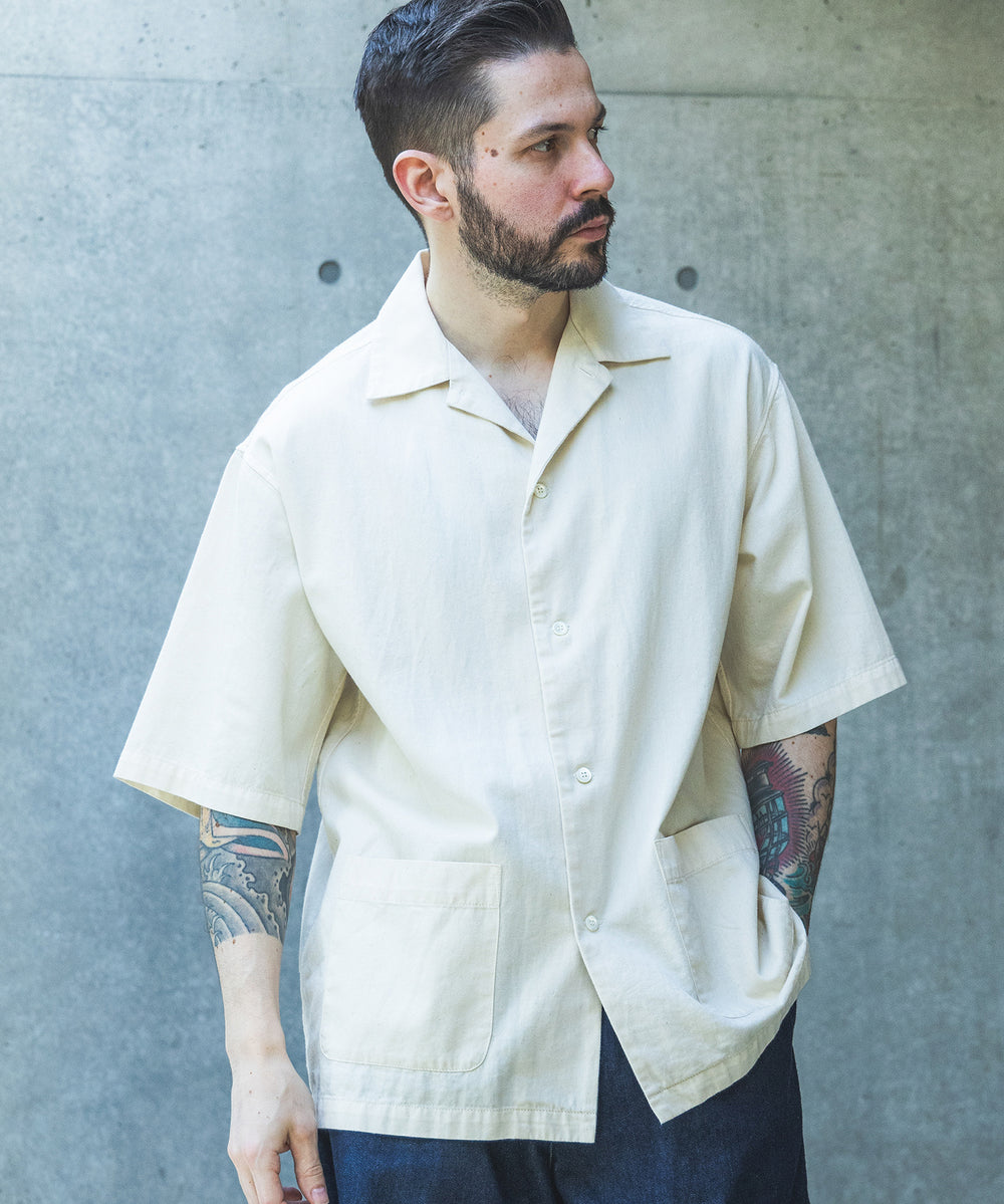 【予約商品】RINSE WASH 6oz SUPER LIGHT DENIM / SHORT/S SERVICE SHIRT / M261127