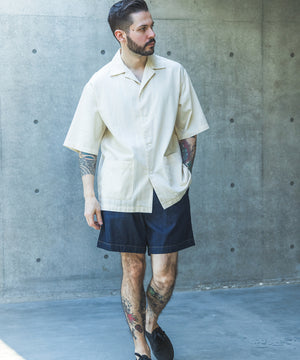 RINSE WASH 6oz SUPER LIGHT DENIM / SHORT/S SERVICE SHIRT / M261127