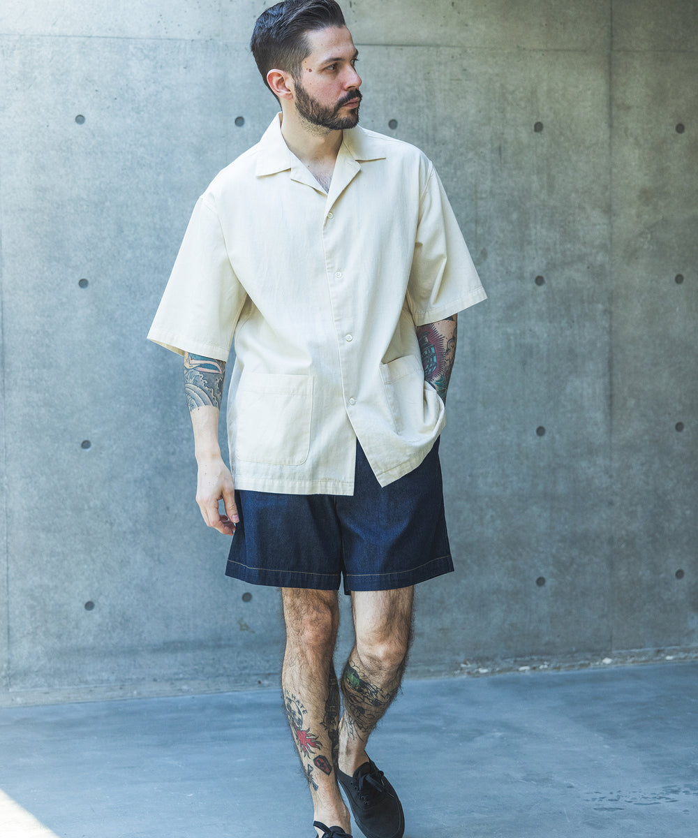 【予約商品】RINSE WASH 8oz DENIM / BELTED SHORTS / M261132