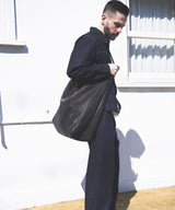 IMPERMA-LEATHER / BIG SHOULDER BAG / ME649