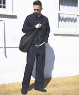 IMPERMA-LEATHER / BIG SHOULDER BAG / ME649
