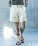 【予約商品】RINSE WASH 8oz DENIM / BELTED SHORTS / M261132