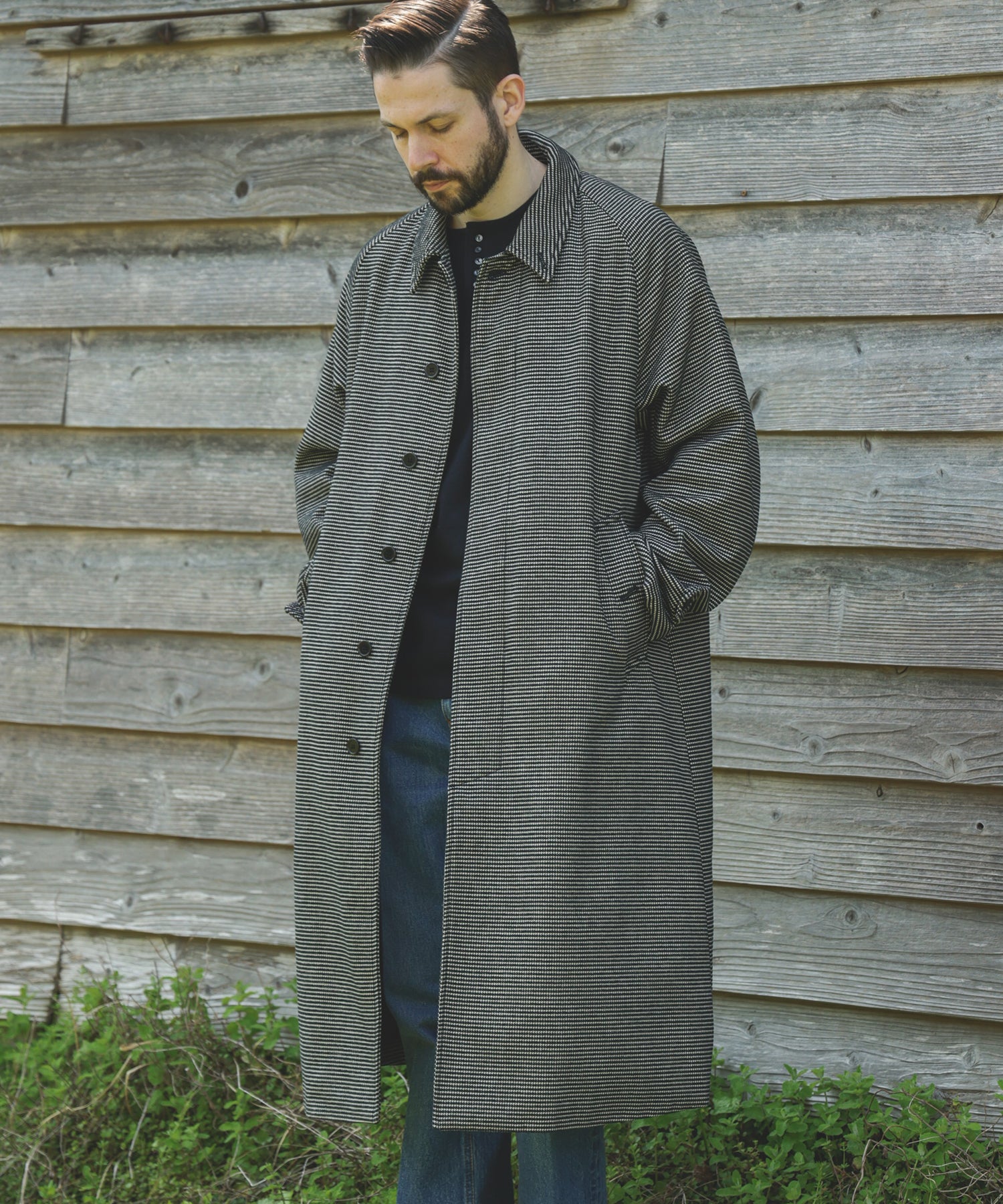 PERSIL MOLE CHECK / BALMACAAN COAT / M253134