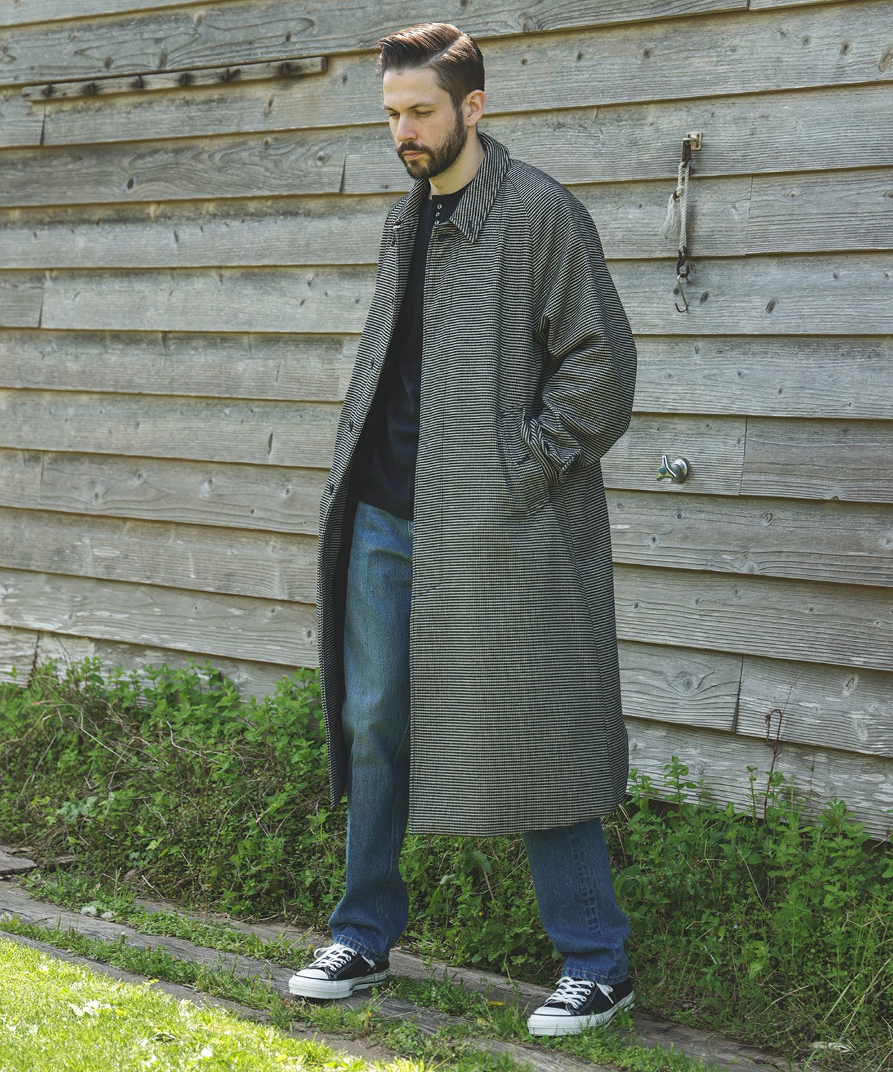 PERSIL MOLE CHECK / BALMACAAN COAT / M253134