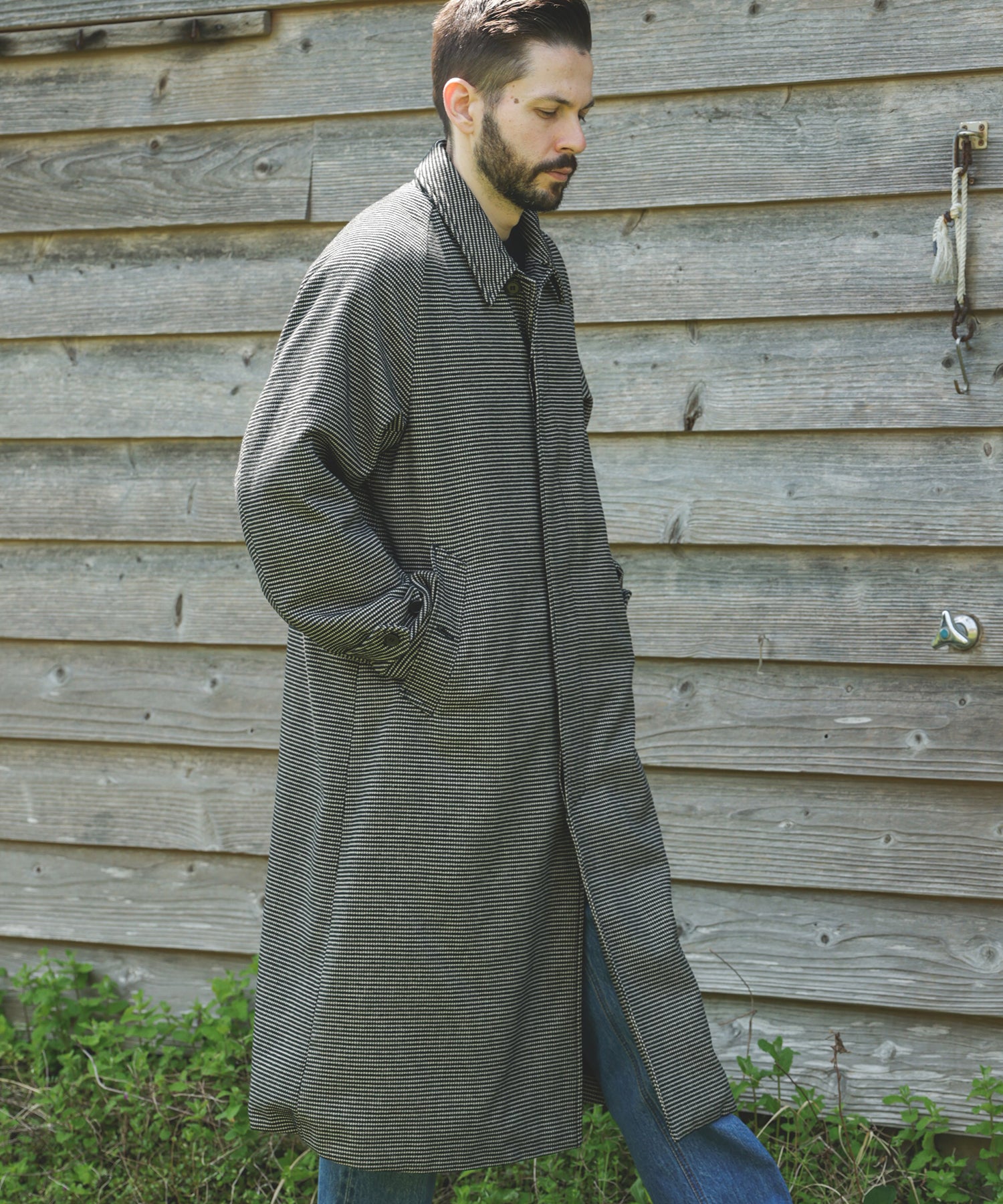 PERSIL MOLE CHECK / BALMACAAN COAT / M253134