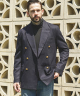 PREMIUM WOOL SAXONY / BOUBLE BREASTED BLAZER / M253121