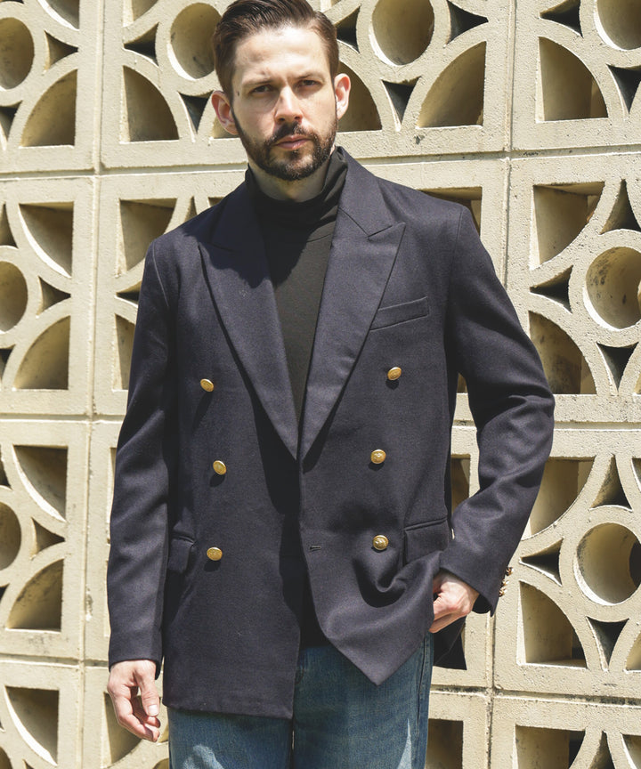 PREMIUM WOOL SAXONY / BOUBLE BREASTED BLAZER / M253121