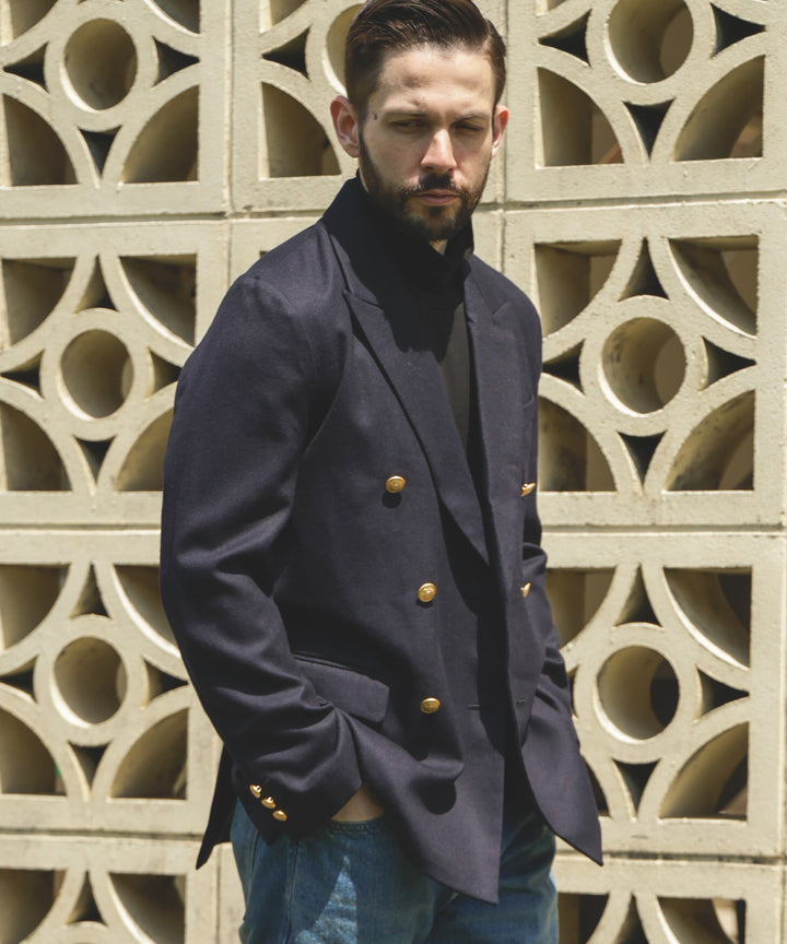 PREMIUM WOOL SAXONY / BOUBLE BREASTED BLAZER / M253121