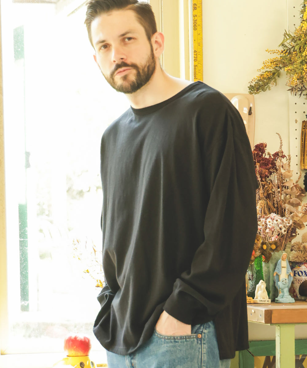 88/12 VINTAGE MATERIAL / VENTILATION L/S T-SHIRT / M253112