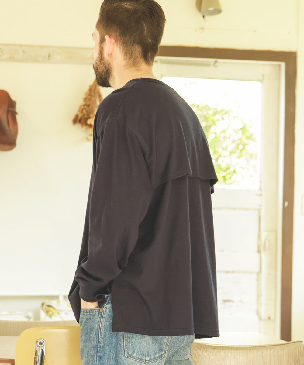 88/12 VINTAGE MATERIAL / VENTILATION L/S T-SHIRT / M253112