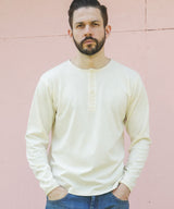 88/12 VINTAGE MATERIAL / 10-BUTTON HENLEY NECK SHIRT / M253113