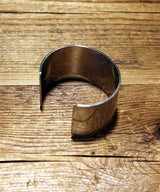 German Silver Plane Bangle-Wide-