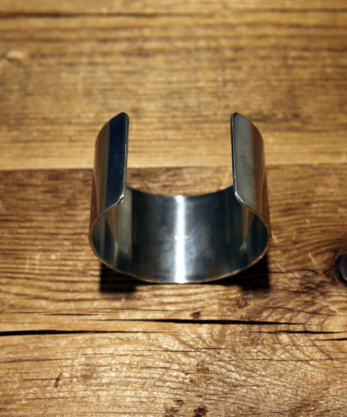 German Silver Plane Bangle-Wide-