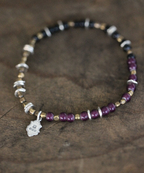 Triple Part Beads -Evening-