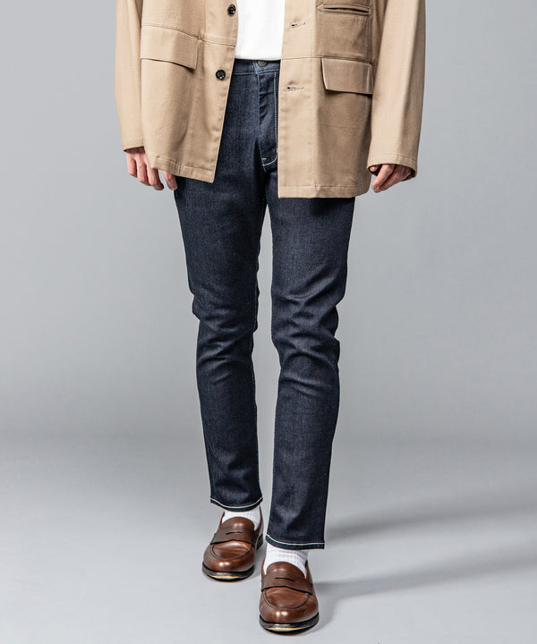 【部分預購商品】MR.OLIVE / SUPER STRETCH DENIM / ONE WASH SLIM PANTS / M-023109