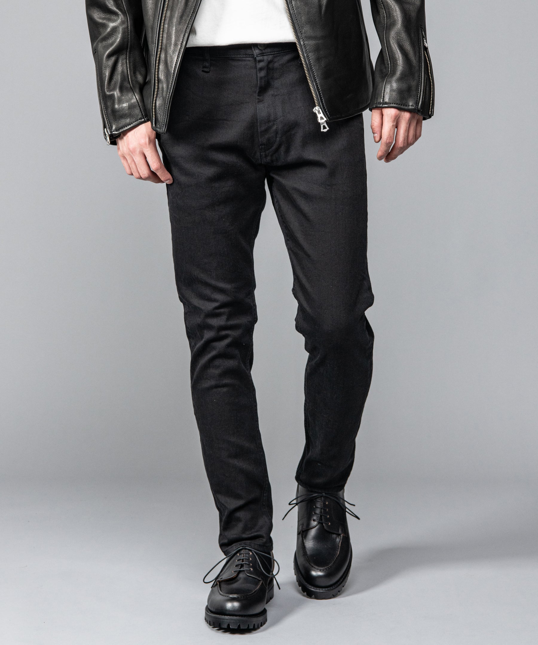 MR.OLIVE / SUPER STRETCH DENIM / SILICON DYED SLIM PANTS