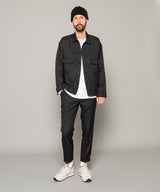 MR.OLIVE / RETRO POLYESTER TWILL / ONE PLEATS STA-PREST TAPERED PANTS