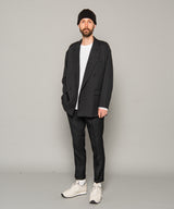 MR.OLIVE / RETRO POLYESTER TWILL / ONE PLEATS STA-PREST TAPERED PANTS