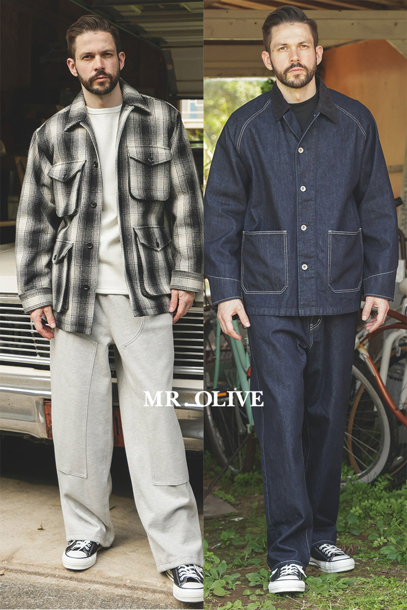 Mr. Olive カーディガン ブラック MR.OLIVE カーディガン ブラック