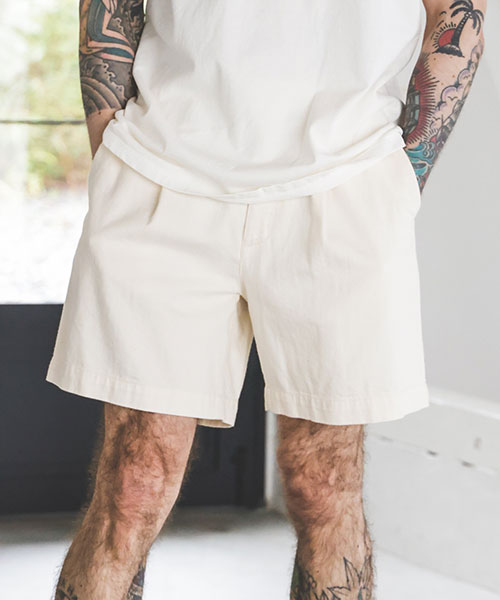 RINSE WASH 8oz DENIM / ONE TACK SHORTS